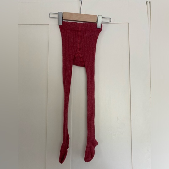 H&M Muslin Floral Dress & Red Leggings - Picture 6 of 8